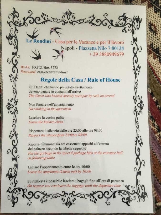 Le Rondini Della Pietrasanta Naples